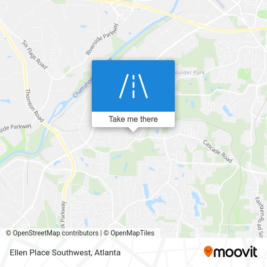 Ellen Place Southwest map