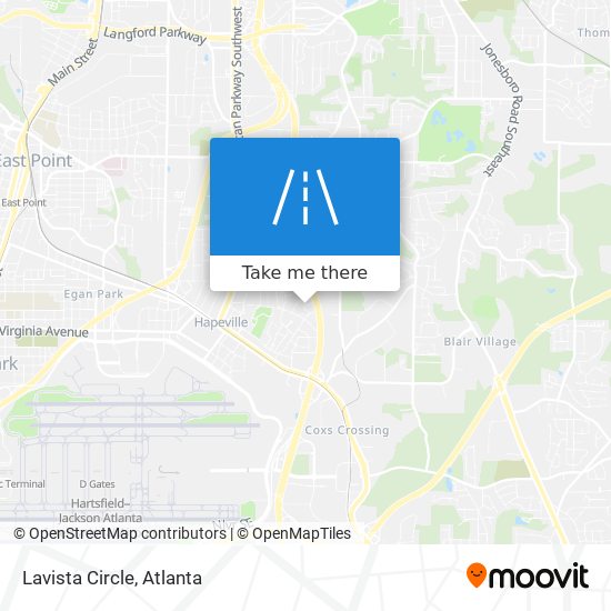 Lavista Circle map