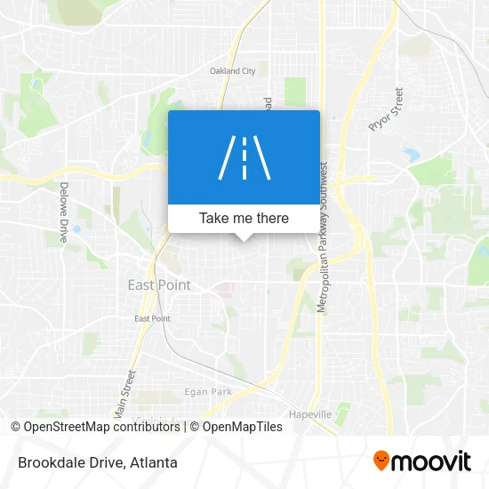Brookdale Drive map