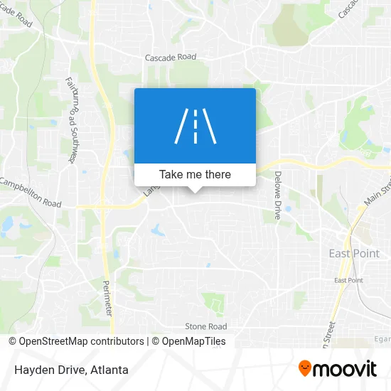 Hayden Drive map