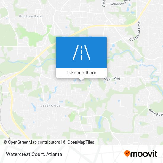 Mapa de Watercrest Court
