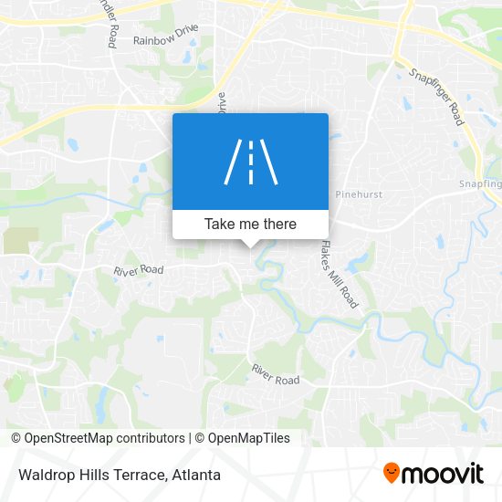 Mapa de Waldrop Hills Terrace