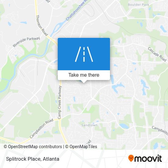 Mapa de Splitrock Place
