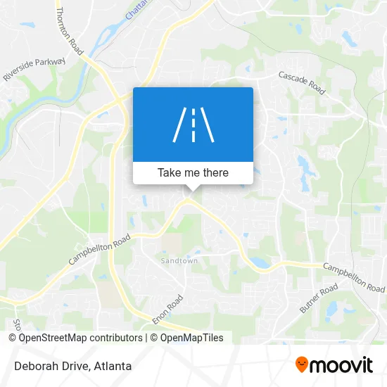 Deborah Drive map