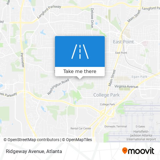 Mapa de Ridgeway Avenue