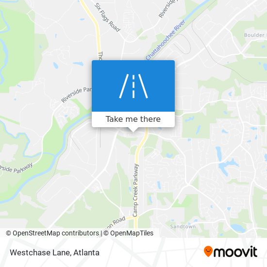 Westchase Lane map