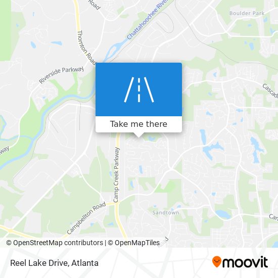 Reel Lake Drive map