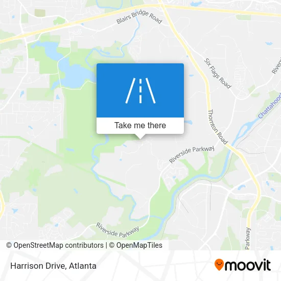 Harrison Drive map