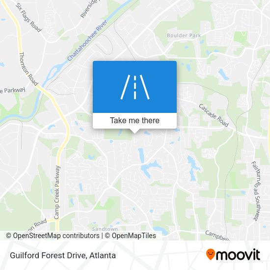 Guilford Forest Drive map