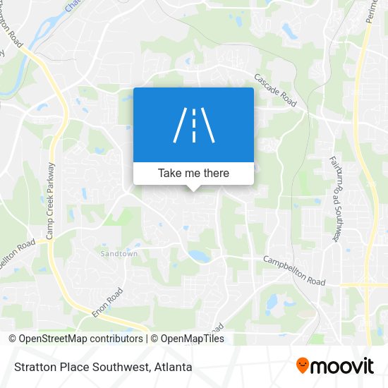 Stratton Place Southwest map