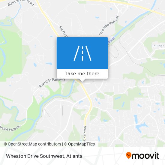 Mapa de Wheaton Drive Southwest