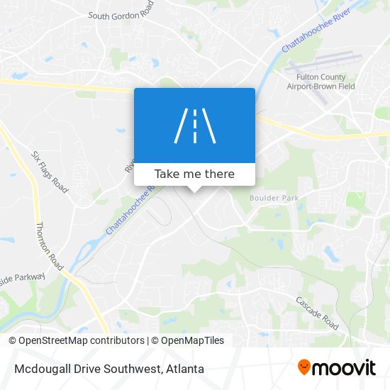 Mapa de Mcdougall Drive Southwest