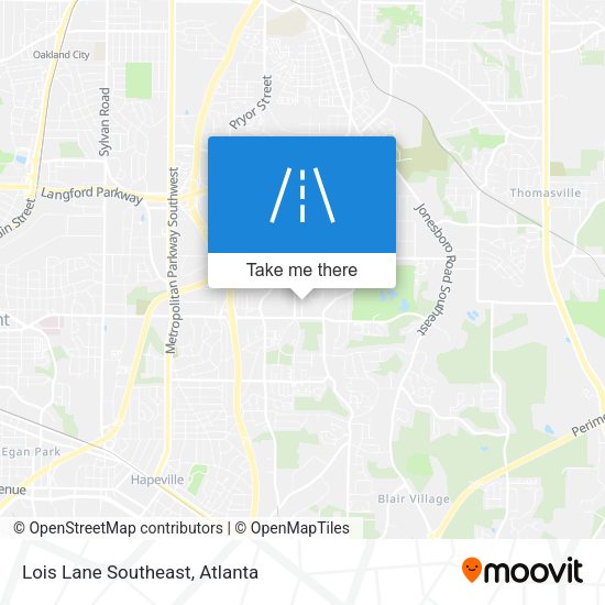 Lois Lane Southeast map