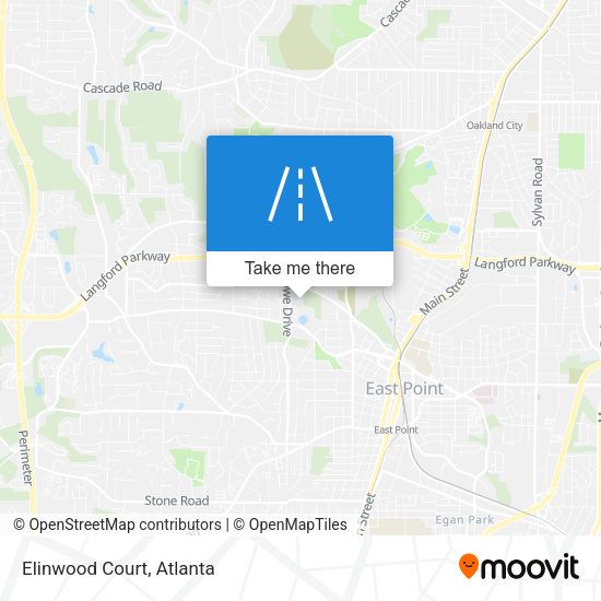 Mapa de Elinwood Court