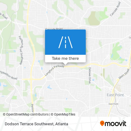 Mapa de Dodson Terrace Southwest