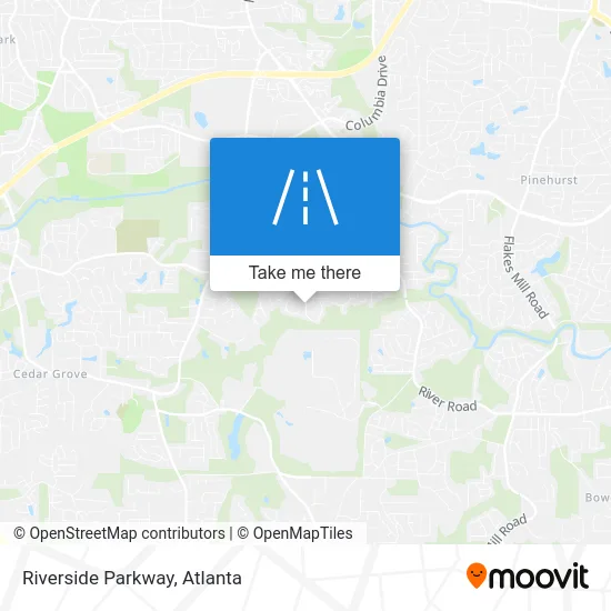 Riverside Parkway map