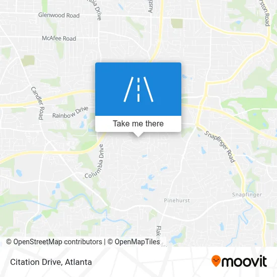 Citation Drive map