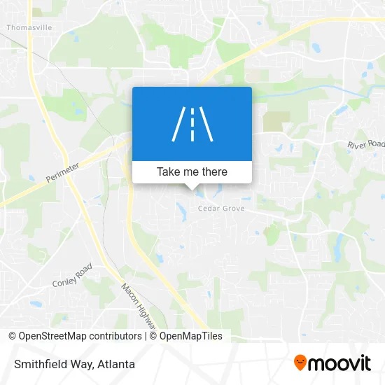 Smithfield Way map