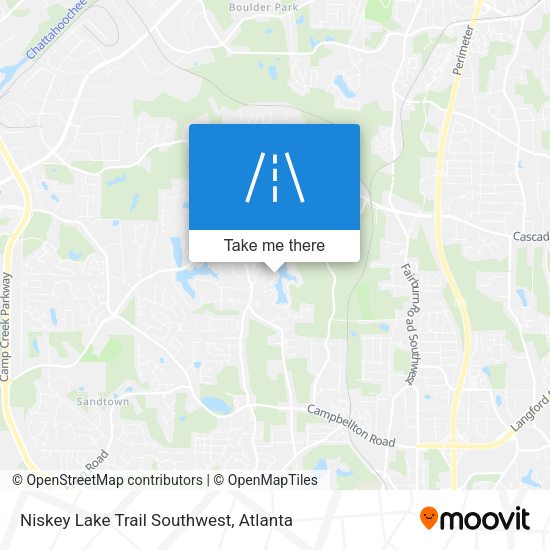 Mapa de Niskey Lake Trail Southwest