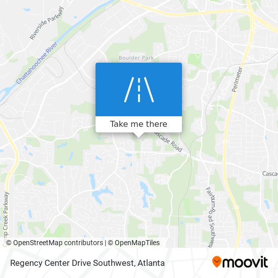 Mapa de Regency Center Drive Southwest