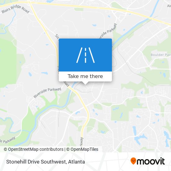 Stonehill Drive Southwest map