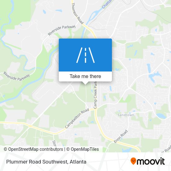 Plummer Road Southwest map