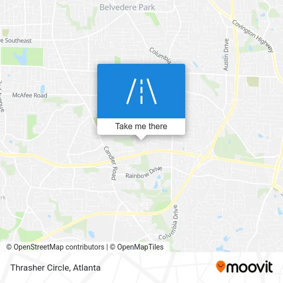 Mapa de Thrasher Circle