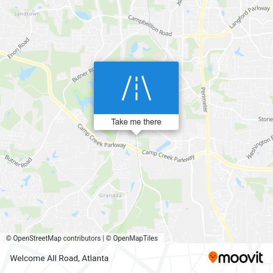 Mapa de Welcome All Road