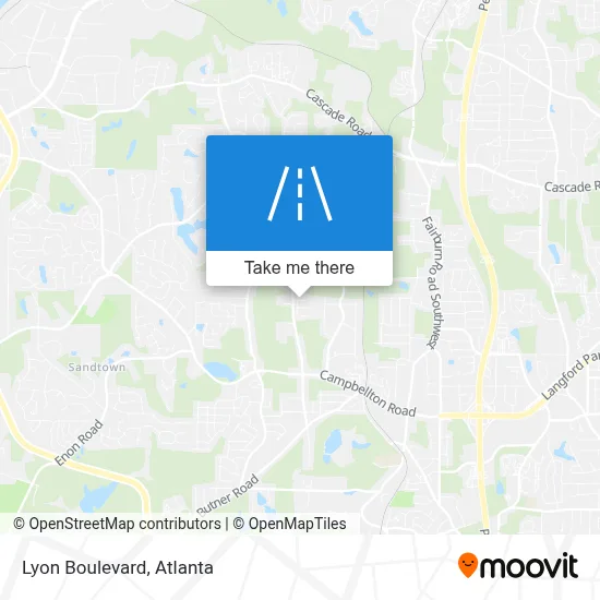Lyon Boulevard map