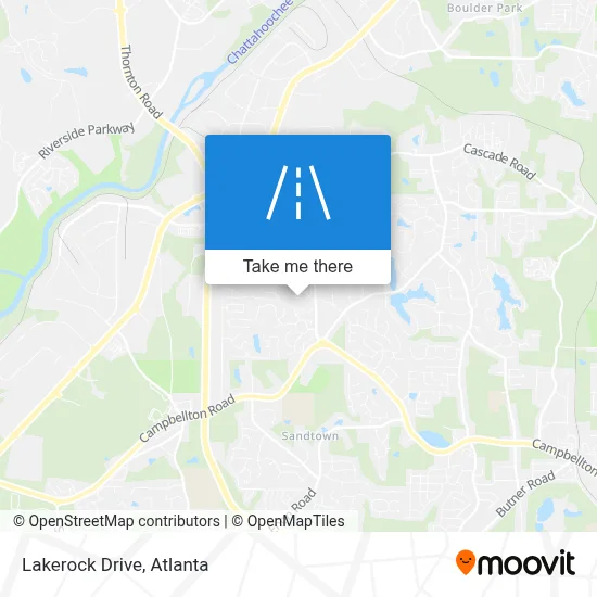 Lakerock Drive map