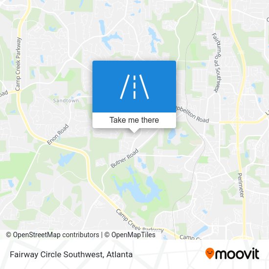 Fairway Circle Southwest map