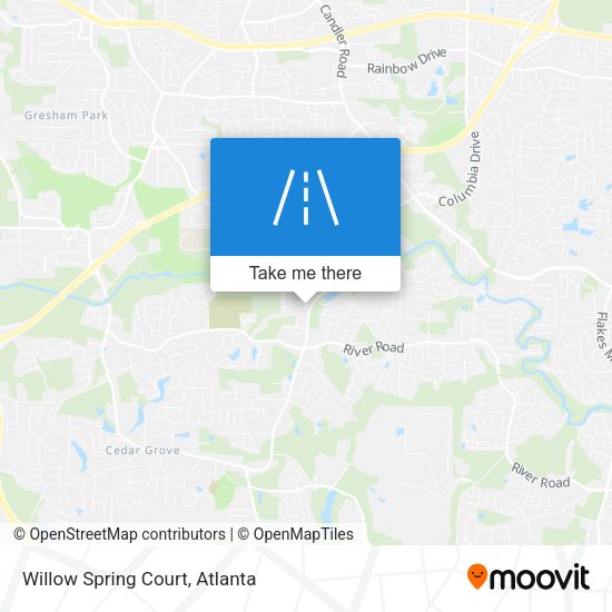 Willow Spring Court map