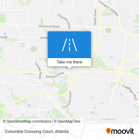 Columbia Crossing Court map