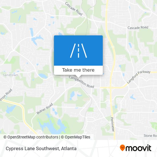 Mapa de Cypress Lane Southwest