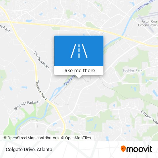 Mapa de Colgate Drive