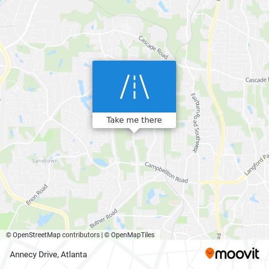 Annecy Drive map