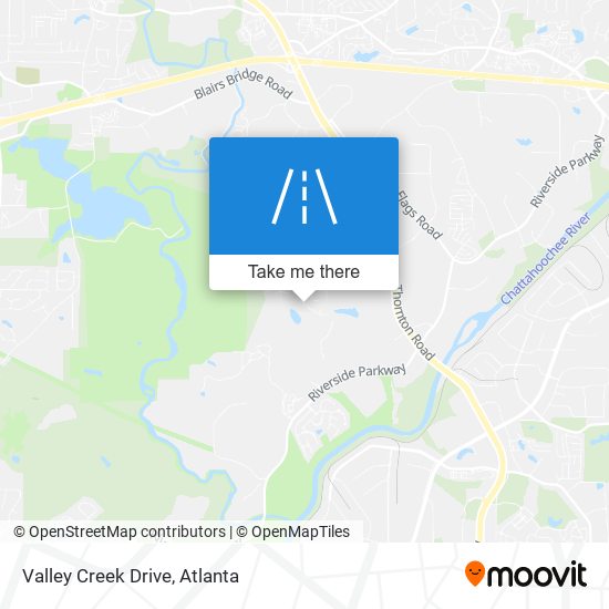 Valley Creek Drive map