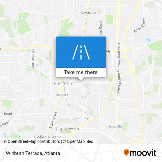 Mapa de Winburn Terrace