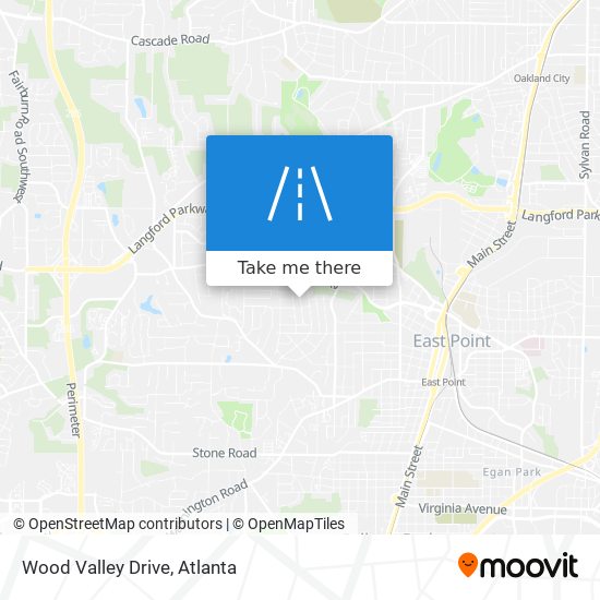Mapa de Wood Valley Drive