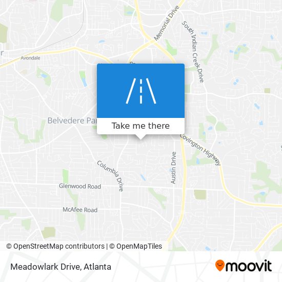 Meadowlark Drive map