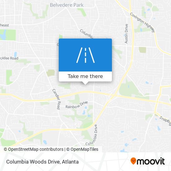 Mapa de Columbia Woods Drive