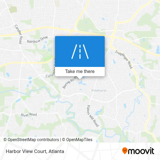 Harbor View Court map