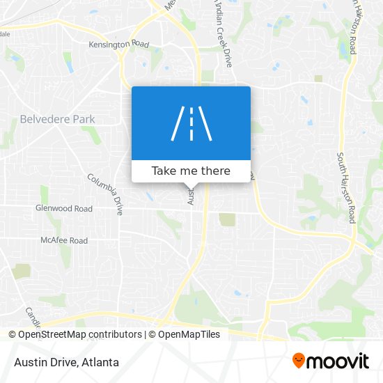 Austin Drive map