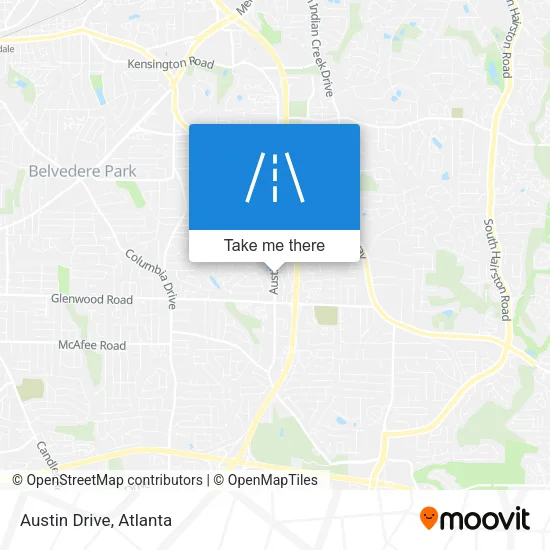 Austin Drive map