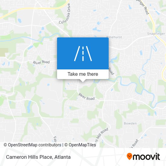 Cameron Hills Place map