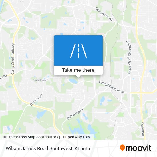 Mapa de Wilson James Road Southwest