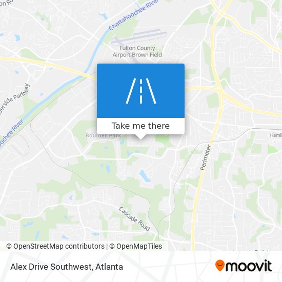 Mapa de Alex Drive Southwest
