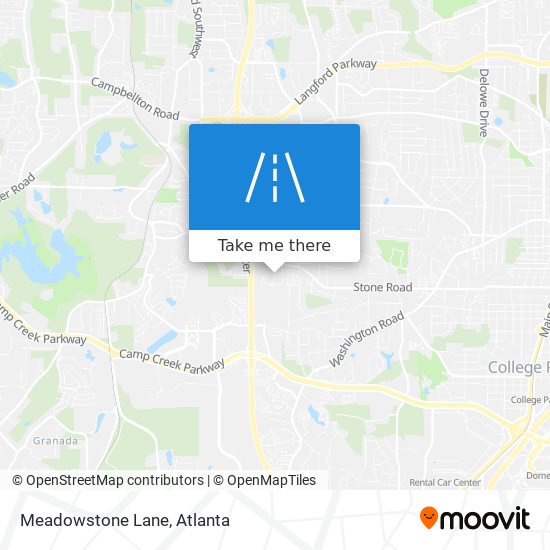 Meadowstone Lane map