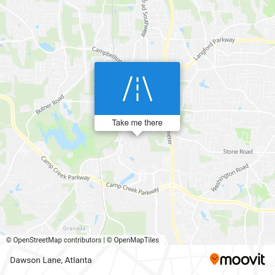 Dawson Lane map