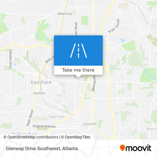 Mapa de Glenway Drive Southwest